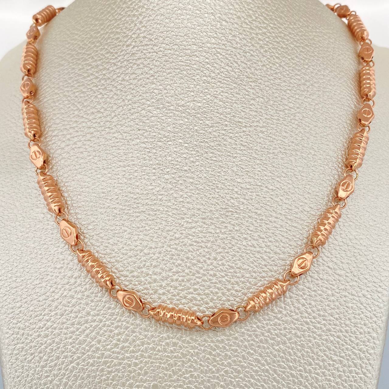 Cadena Barril 19.2gr / 71.6cm / Oro Rosa 18K $