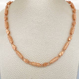 Cadena Barril 19.2gr / 71.6cm / Oro Rosa 18K $