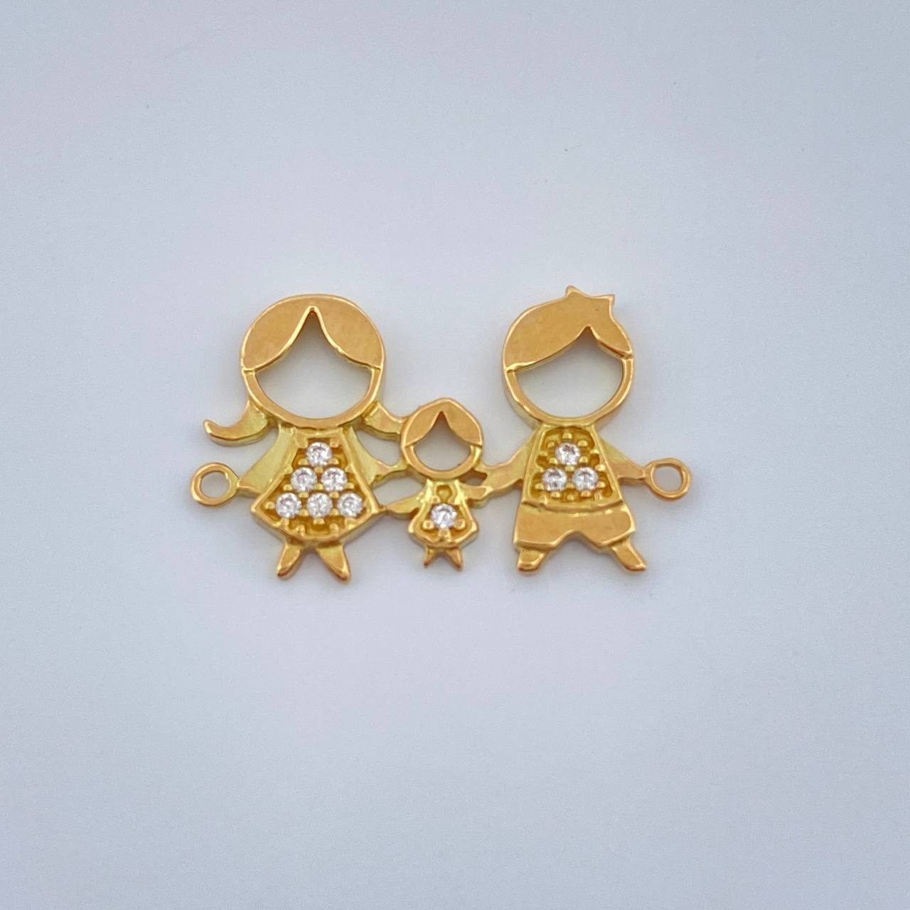 Herraje Familia 1.05gr / 2.9cm / Oro Amarillo 18K $