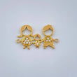 Herraje Familia 1.05gr / 2.9cm / Oro Amarillo 18K $