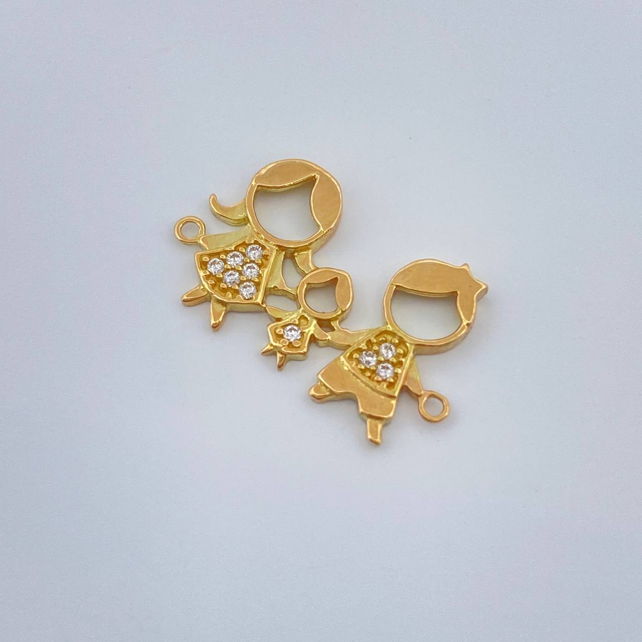 Herraje Familia 1.05gr / 2.9cm / Oro Amarillo 18K $