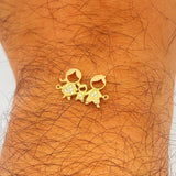Herraje Familia 1.15gr / 2.7cm / Oro Amarillo 18K $