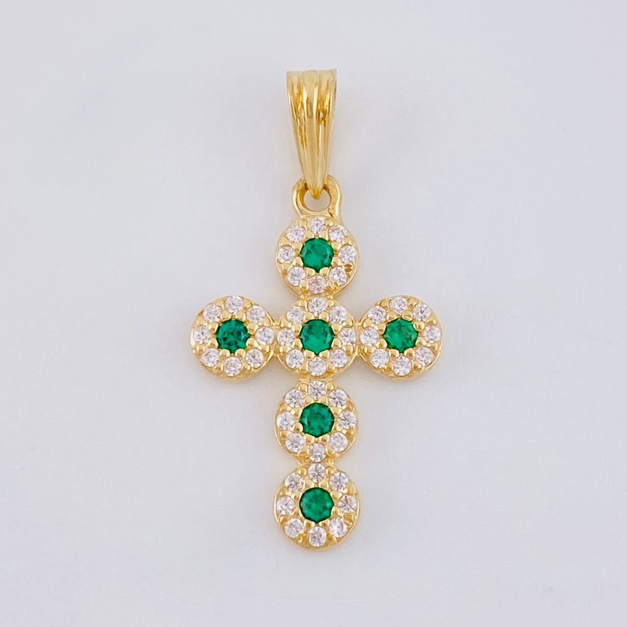 Dije Cruz Tupida 1.65 g / 2.6 cm Oro Amarillo 18K