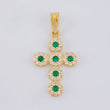 Dije Cruz Tupida 1.6 g / 2.5 cm Oro Amarillo 18K