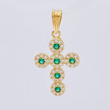 Dije Cruz Tupida 1.65 g / 2.6 cm Oro Amarillo 18K