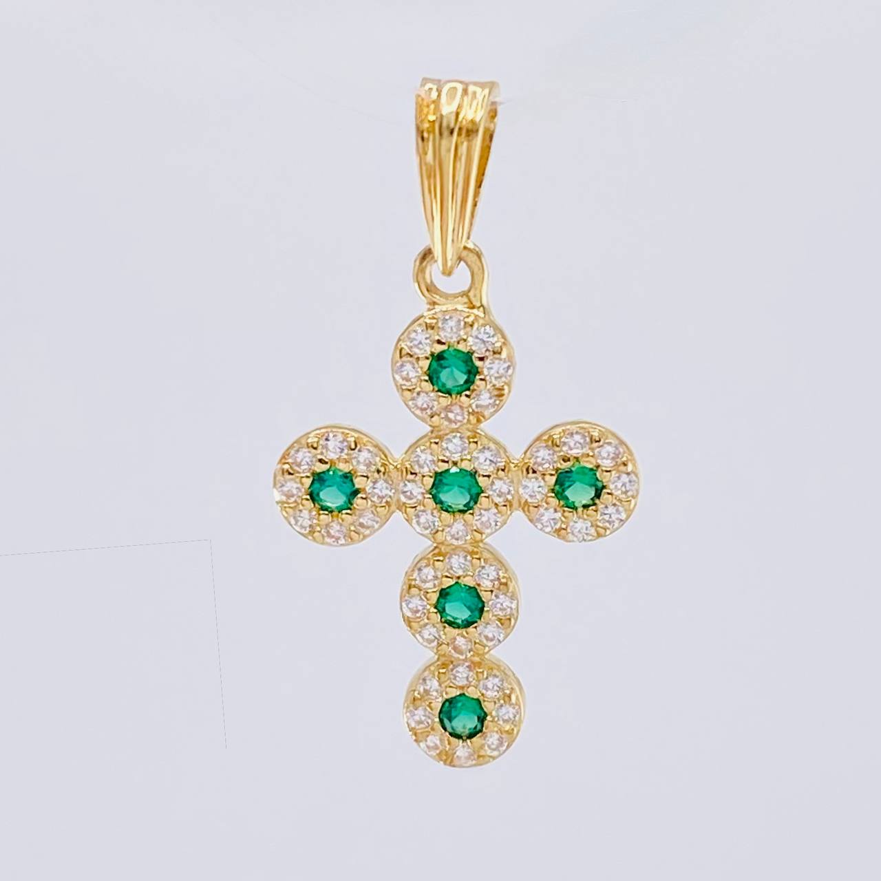 Dije Cruz Tupida 1.55 g / 2.5 cm Oro Amarillo 18K