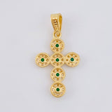 Dije Cruz Tupida 1.55 g / 2.5 cm Oro Amarillo 18K