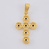 Dije Cruz Tupida 1.5 g / 2.5 cm Oro Amarillo 18K