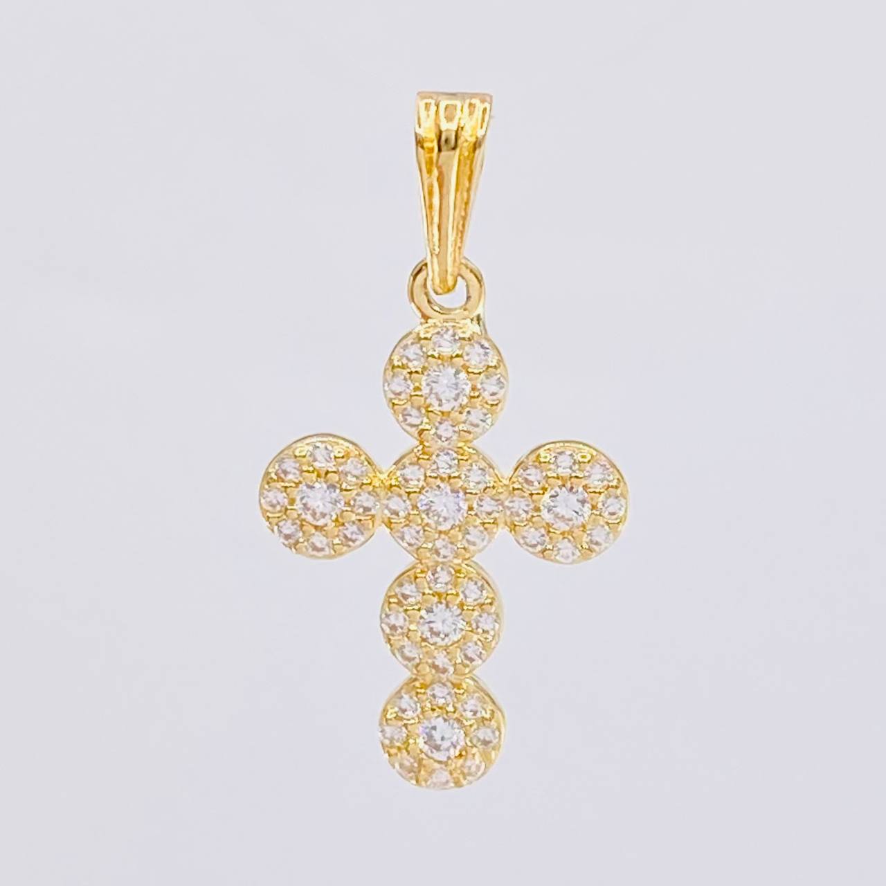 Dije Cruz Tupida 1.75 g / 2.6 cm Oro Amarillo 18K