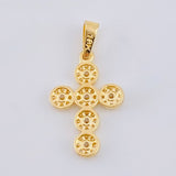 Dije Cruz Tupida 1.75 g / 2.6 cm Oro Amarillo 18K