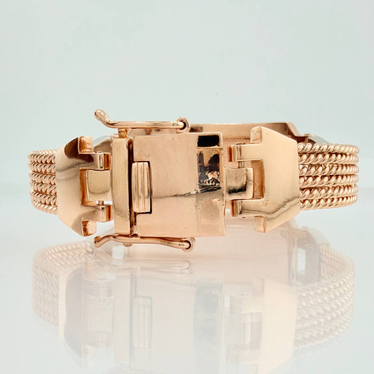 Fabricacion Bajo Pedido Pulso Aro San Miguel 102.65gr / Tres Oros 18K $