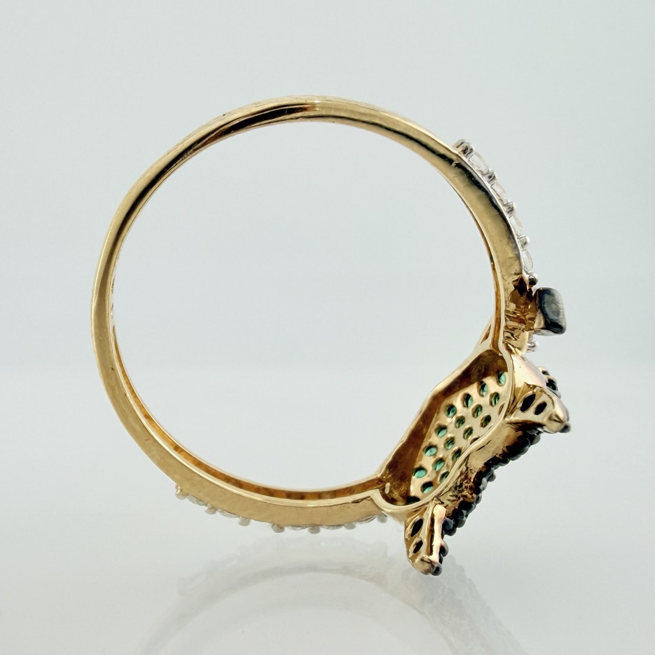 Anillo Corazon Devil 2.65gr / T7 3/4 / Tres Oros 18K %