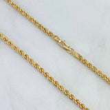 Cadena Lazo 8.3gr / 60cm / 3.3mm Oro Amarillo 18K +3
