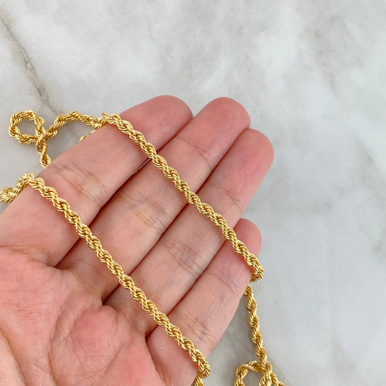 Cadena Lazo 8.3gr / 60cm / 3.3mm Oro Amarillo 18K +3