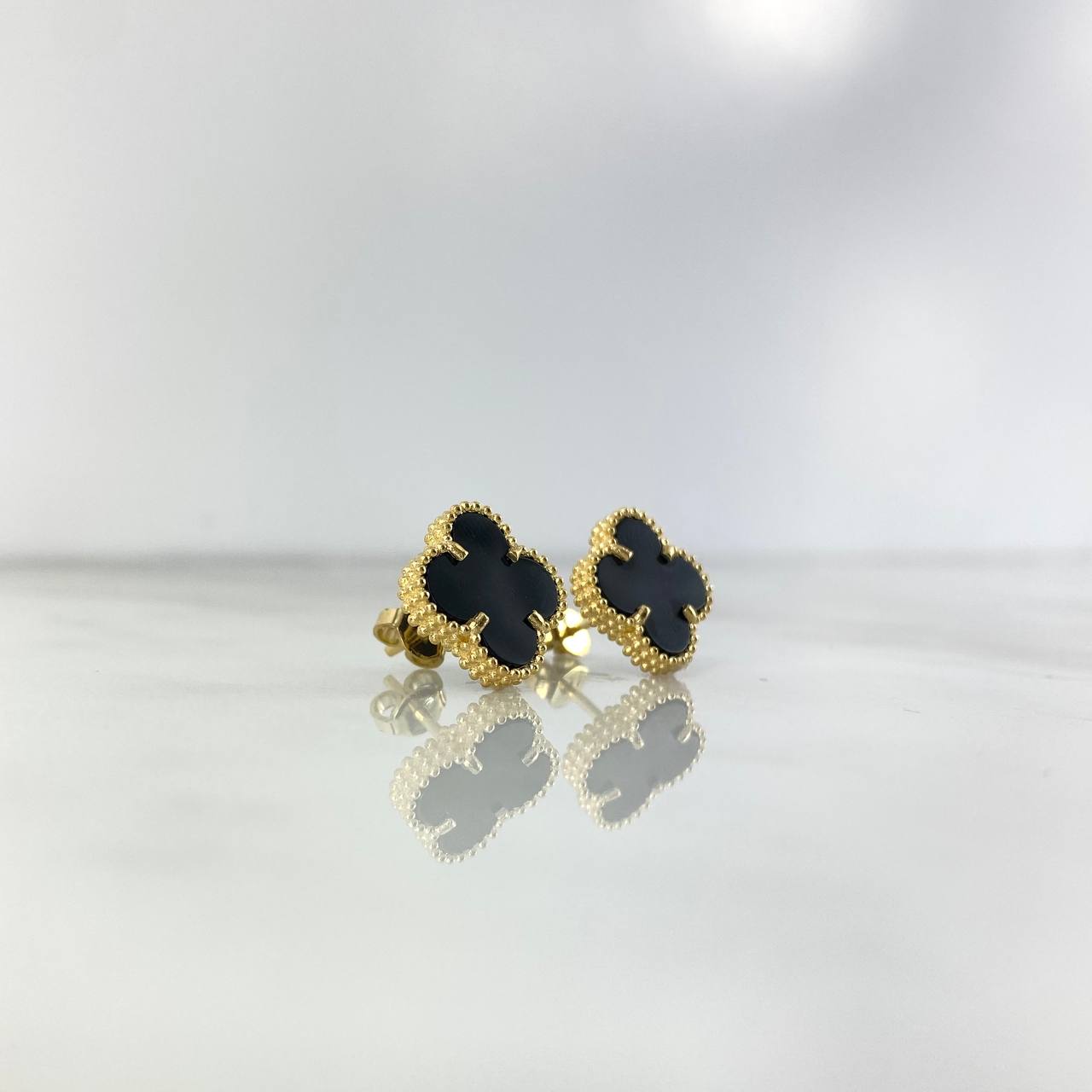 Topos Trebol VCyA 3.9gr / Agata Negra Oro Amarillo +4
