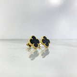 Topos Trebol VCyA 3.9gr / Agata Negra Oro Amarillo +4