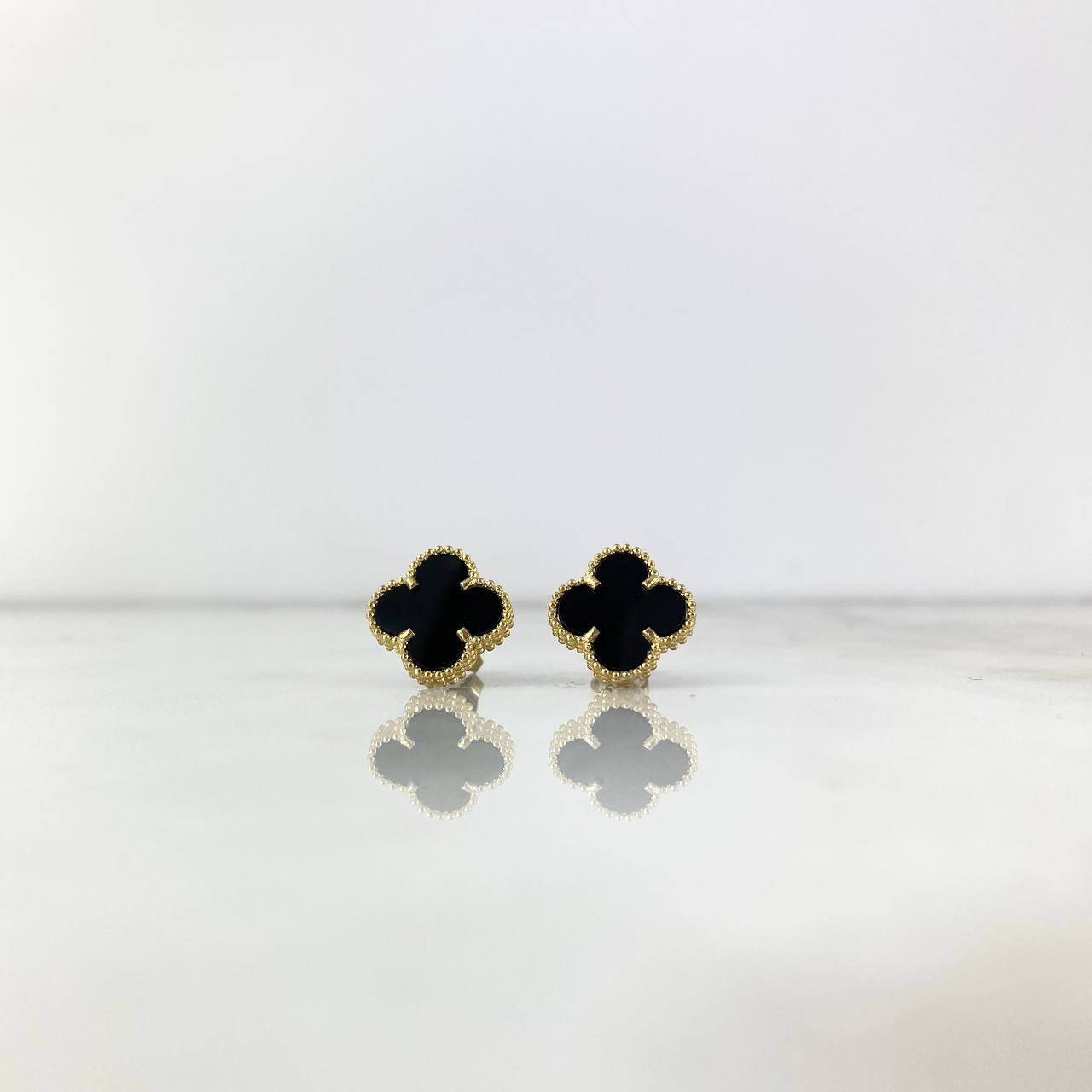 Topos Trebol VCyA 3.9gr / Agata Negra Oro Amarillo +4