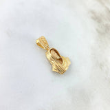 Dije Rostro de Cristo 3.4gr / 2.8cm / Oro Amarillo ©