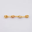 Herraje Retazo Gc 0.25 g / 2.5 cm Tres Oros 18K