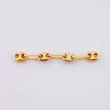 Herraje Retazo Gc 0.25 g / 2.5 cm Tres Oros 18K