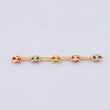 Herraje Retazo GC 5 Eslabones 0.3gr / 3.3cm / 3.4mm Tres Oros 18K *