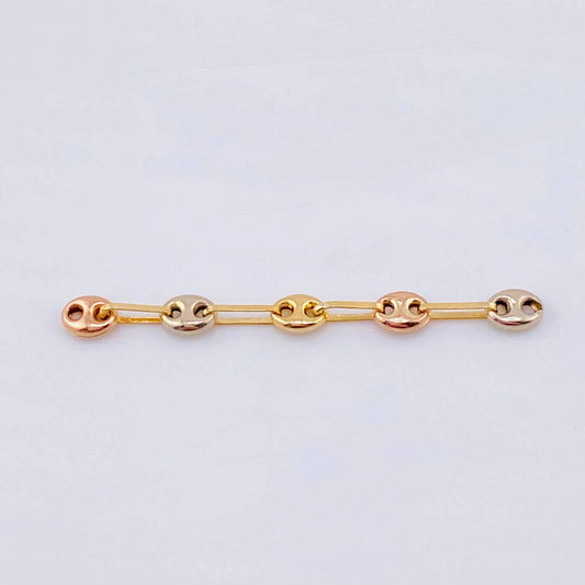 Herraje Gc 0.3 g / 3.2 cm Tres Oros 18K