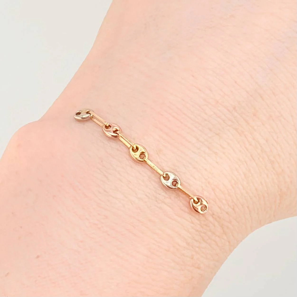 Herraje Gc 0.3 g / 3 cm Tres Oros 18K