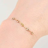 Herraje Gc 0.3 g / 3 cm Tres Oros 18K