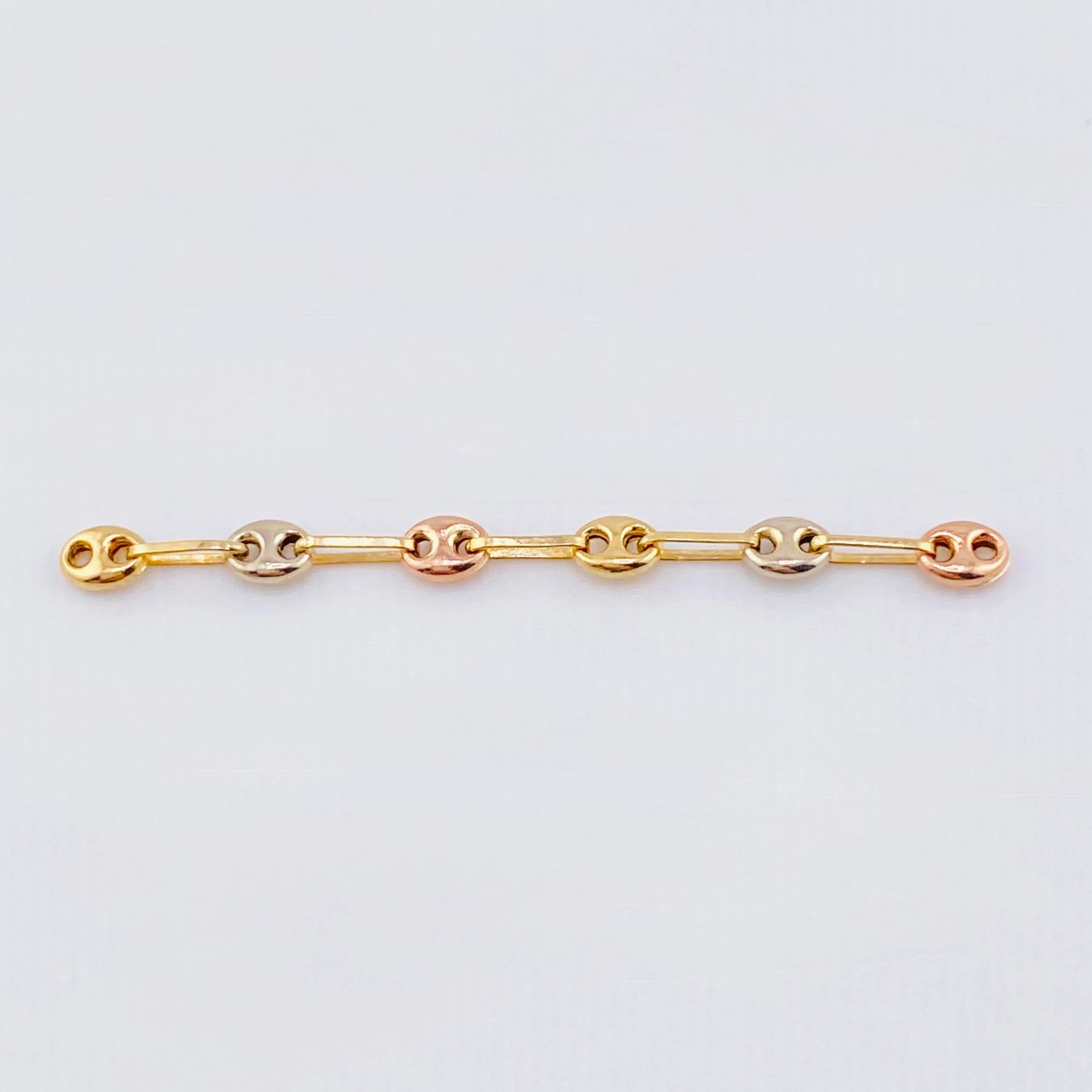 Herraje Gc 0.35 g / 3.8 cm Tres Oros 18K