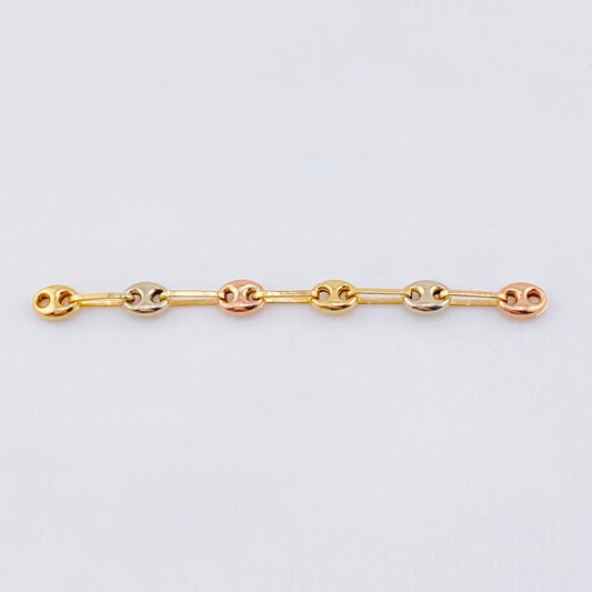 Herraje Gc 0.35 g / 3.8 cm Tres Oros 18K