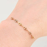 Herraje Gc 0.35 g / 3.8 cm Tres Oros 18K