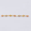 Herraje Retazo Gc 0.45 g / 4.5 cm Tres Oros 18K