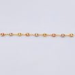 Herraje Retazo GC 9 Eslabones 0.7gr / 7cm / 3.4mm Tres Oros 18K