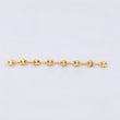 Herraje Retazo GC 8 Eslabones 0.5gr / 5cm / 3.4mm Oro Amarillo 18K