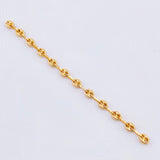 Herraje Retazo GC 12 Eslabones 1gr / 7.8cm / 3.4mm Oro Amarillo 18K