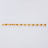Herraje Retazo GC 12 Eslabones 1gr / 7.8cm / 3.4mm Oro Amarillo 18K