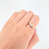 Anillo Solitario 1.5gr / T6 3/4 / Oro Amarillo 18K