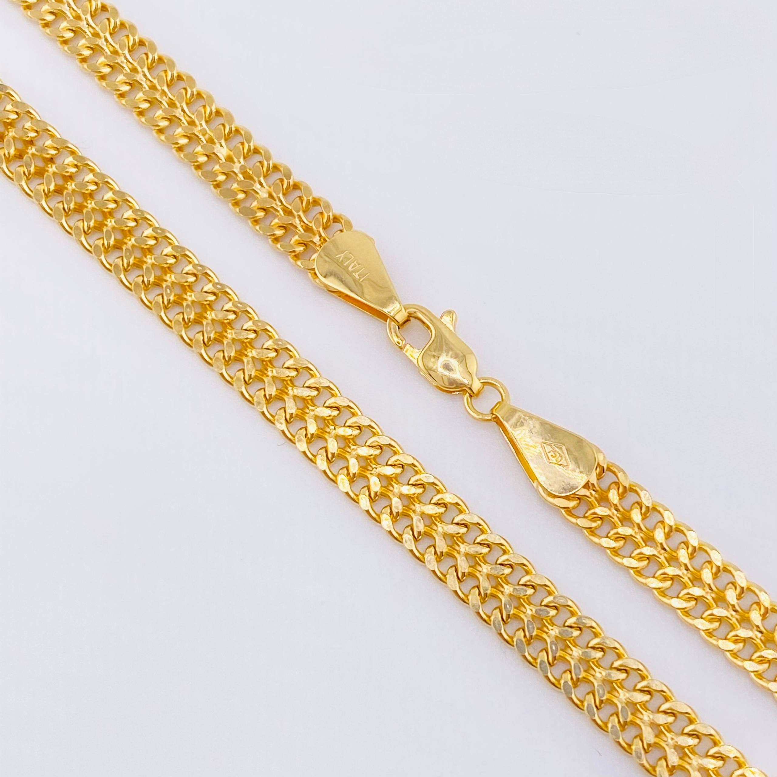 Cadena Sedusa Rectangular 15.1gr / 60cm / 5.8mm Oro Amarillo +3 18K ©