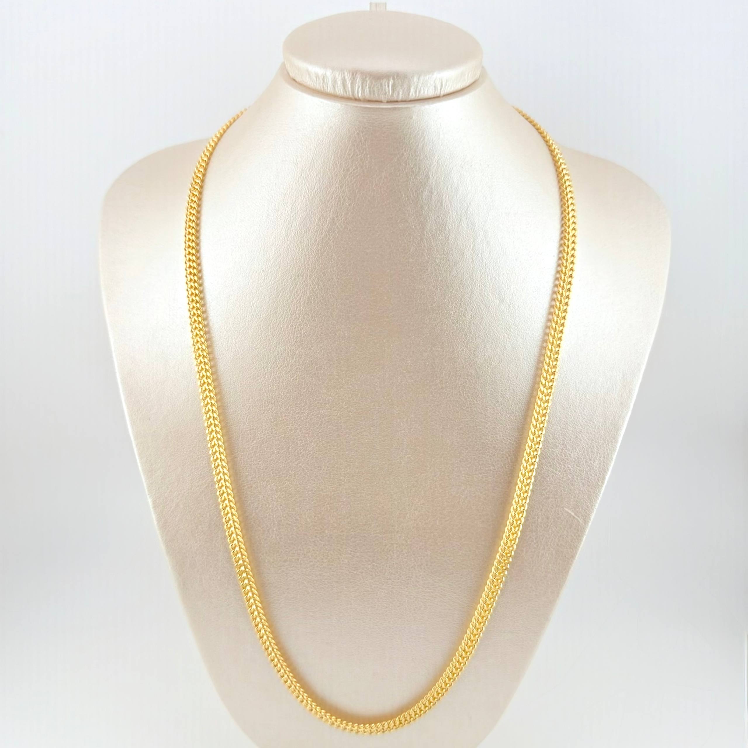 Cadena Sedusa Rectangular 15.15gr / 60cm / 5.8mm Oro Amarillo +3 18K *