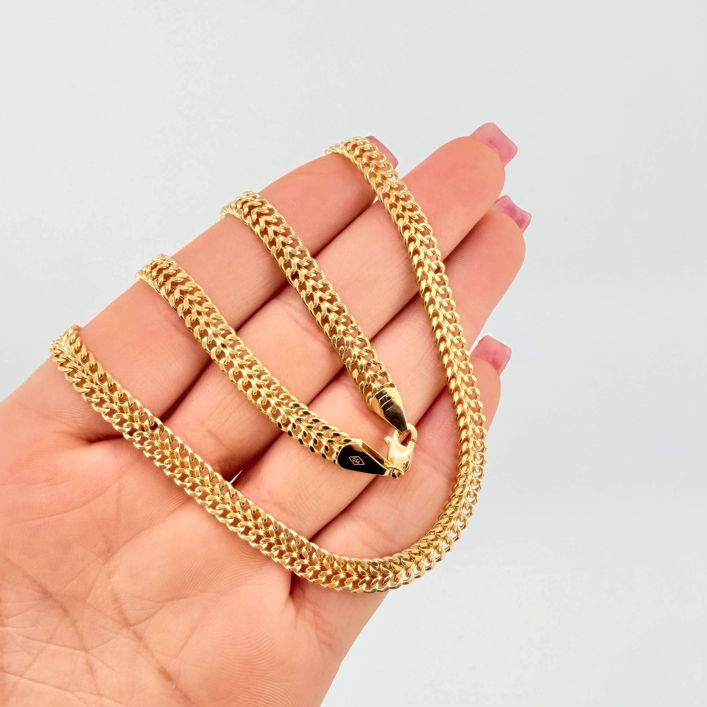 Cadena Sedusa Rectangular 15.1gr / 60cm / 5.8mm Oro Amarillo +3 18K ©