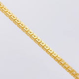 Cadena Veneciana Estrellada 7.3gr / 45cm / 2mm Oro Amarillo +3 18K *