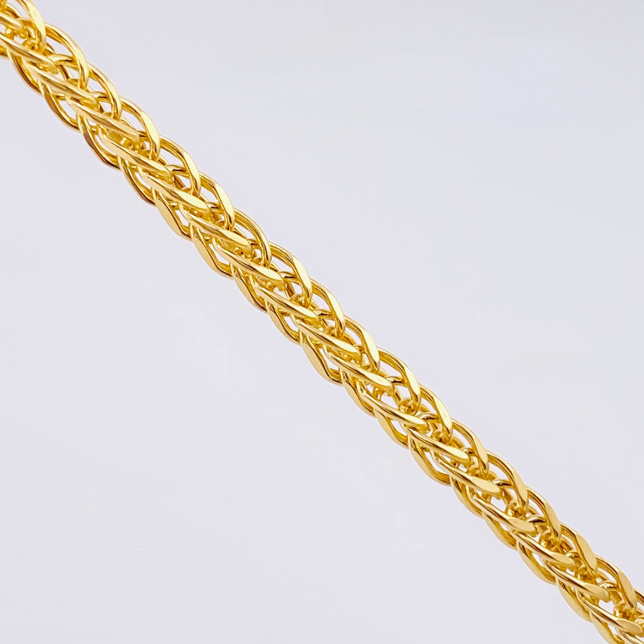 Cadena Franco 11.6gr / 70cm / 3.2mm Oro Amarillo +3 18K *