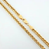 Cadena Franco 12.1gr / 70cm / 3.2mm Oro Amarillo +3 18K