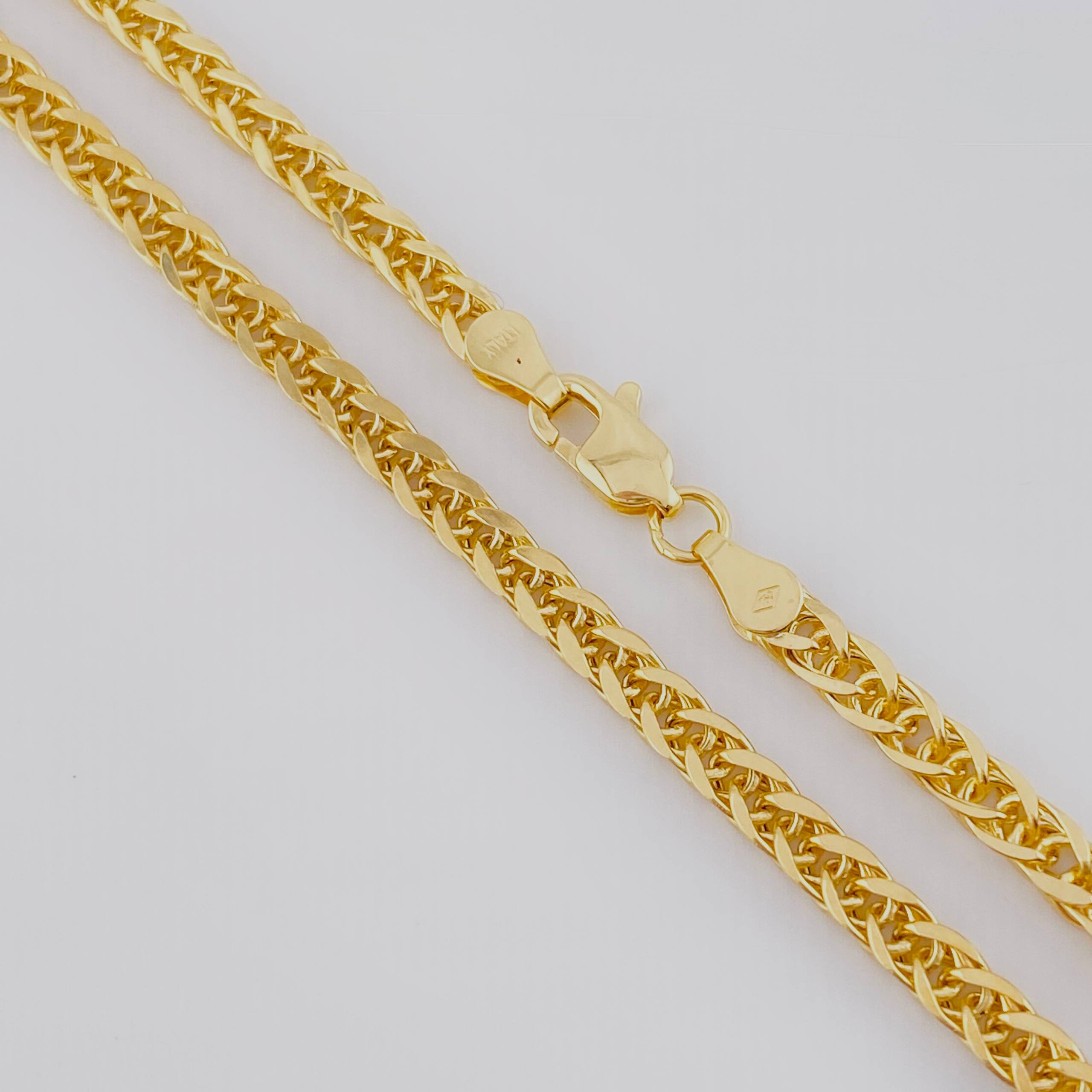 Cadena Franco 20.65gr / 70cm / 4.3mm Oro Amarillo +3 18K