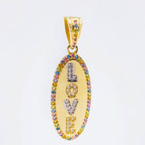 Dije Love 3.8gr / 3.5cm / Oro Amarillo 18K