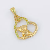Dije Oso de Peluce 2.35gr / 2.5cm / Oro Amarillo 18K