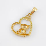 Dije Oso de Peluce 2.35gr / 2.5cm / Oro Amarillo 18K