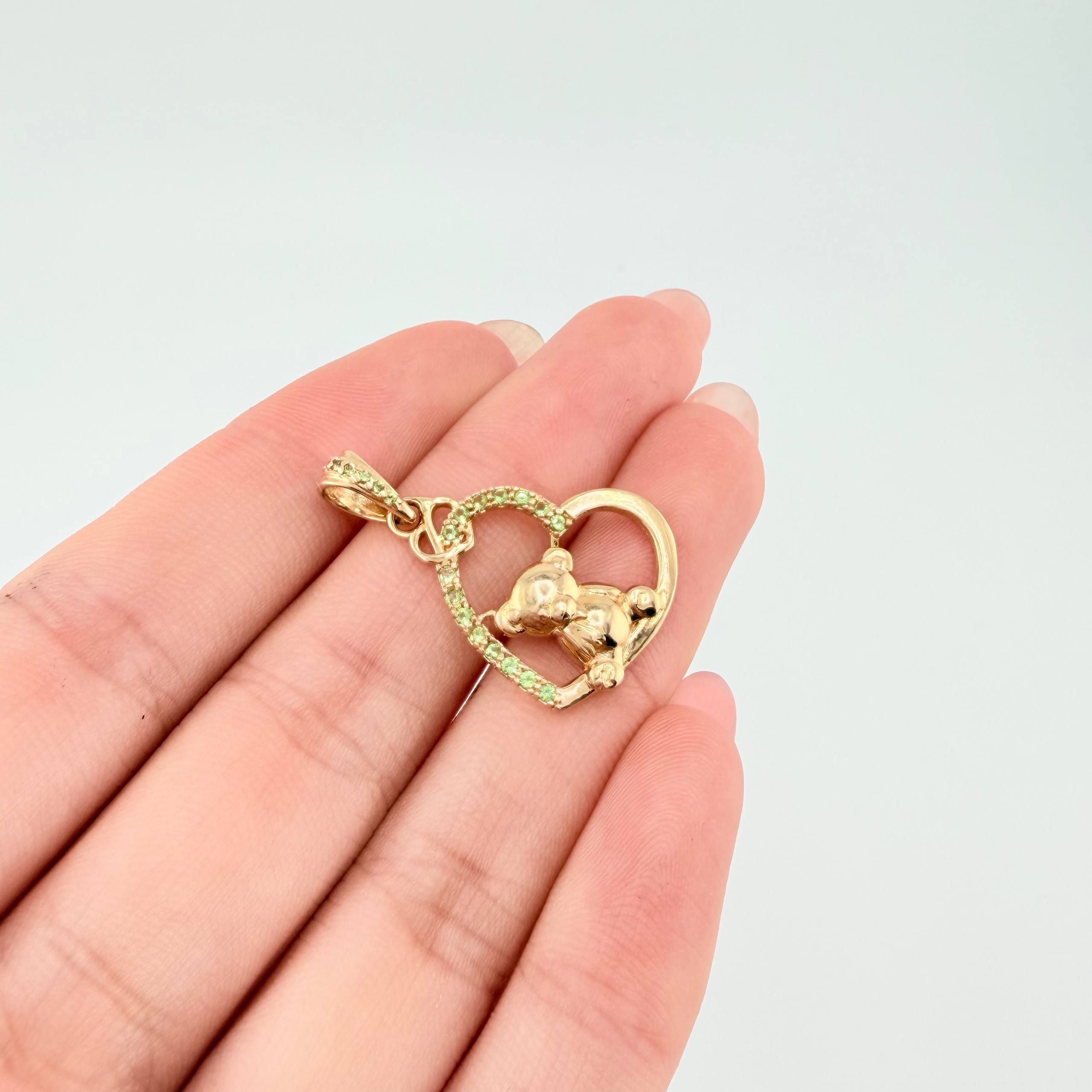 Dije Oso de Peluce 2.35gr / 2.5cm / Oro Amarillo 18K