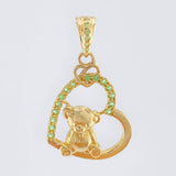 Dije Oso de Peluce 2.35gr / 2.5cm / Oro Amarillo 18K