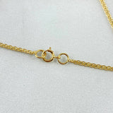Pulso Chino 1.3gr / 14cm-16cm / 1.5mm Placa Bebe Rectangular Curva Oro Amarillo +1 ©